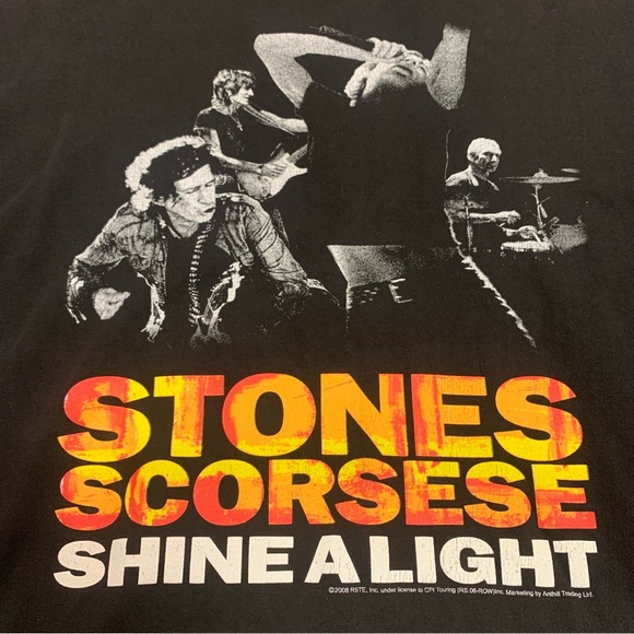 VINTAGE ROLLING STONES SCORSESE GRAPHIC T - Picture 3 of 4